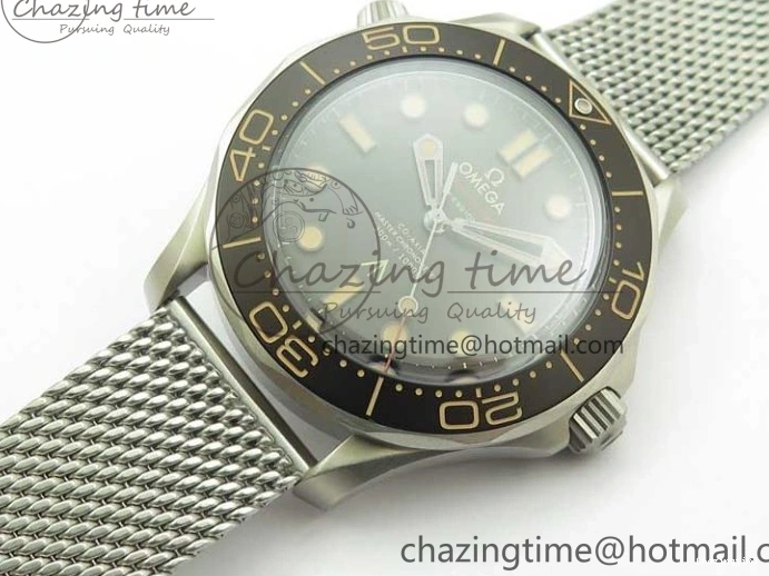 0215 Seamaster 300 “No Time to Die” Limited Edition ORF 1:1 Best Edition on SS Mesh Bracelet A8806 (Free Nato Strap) Durable 7866